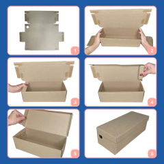 10 Caixas de Papelão Sapatilha e Rasteirinha 30x12x9,5cm - loja online