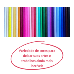 4 Folhas Papel Crepom Impermeável Premium 48 cm x 2mts - comprar online