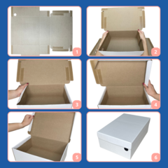 20 Caixas de Papelão Para Sapato 33x22x12cm - loja online