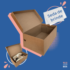100 Caixas Papelão Para Sapato Tênis 33x19x12cm - comprar online