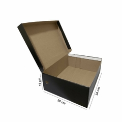 30 Caixas de Papelão Para Coturno/Bota Cano Curto 34x26x12cm