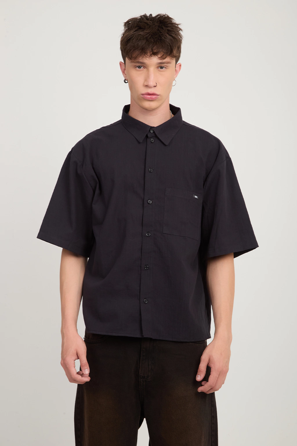 Camisa BOXY LINO BLACK