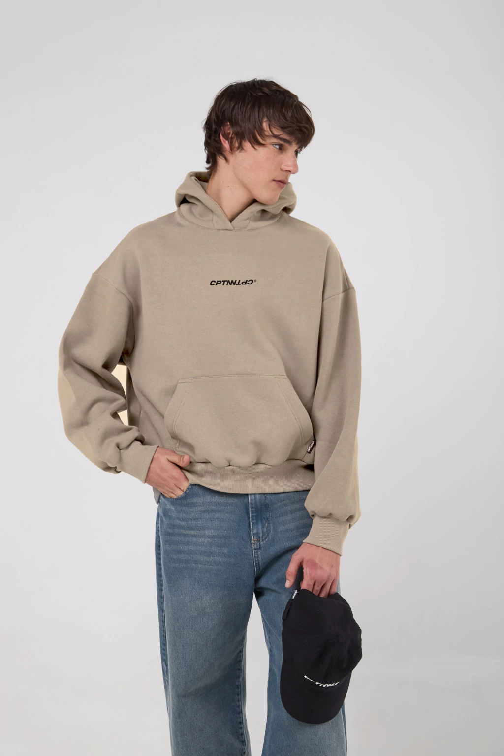 Hoodie LOOSE SAND