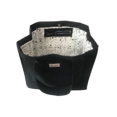 CARTERA GAMUZA 508179 BLACK - tienda online