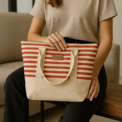 HAND BAG 509653 RAYA ROJA-CRUDO - comprar online