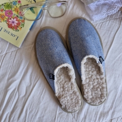PANTUFLA ABIERTA 1966 DENIM - comprar online