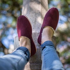 PANTUFLA CERRADA 2127 GAMUZA BORDO - buy online