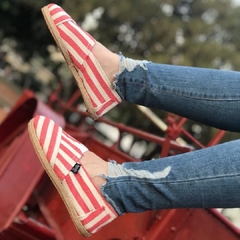 ALPARGATA 1905 RED STRIPE JEAN - tienda online