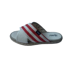 SANDALIA CRUZADA 2389 RAYA ROJA-CRUDO - Zoe Wild Shop