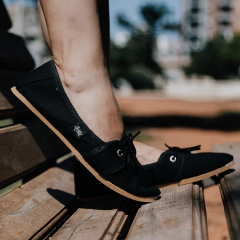 CHATITA 1531 GAMUZA BLACK - comprar online