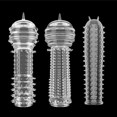 Capa Peniana Extensora Cristal - Sex Shop em Salvador | Pague em até 12x | Fantazzia