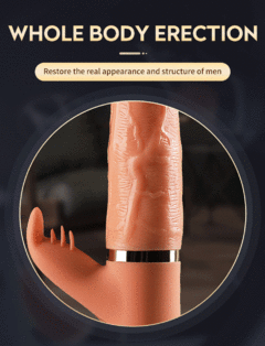 Imagem do Vibrador portátil vai-vem e simulador de sexo oral