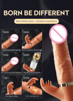 Vibrador portátil vai-vem e simulador de sexo oral na internet