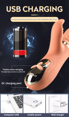 Vibrador portátil vai-vem e simulador de sexo oral - Sex Shop em Salvador | Pague em até 12x | Fantazzia
