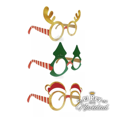 Set x 3 Anteojos Navideños de Carton