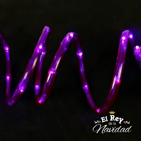 Manguera de Luces Led Violeta 30mts