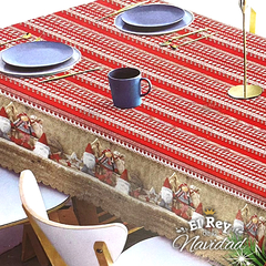 Mantel Navideño 250cm x 150cm Varios Modelos - El Rey de la Navidad