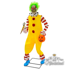Payaso Endemoniado Animatronico 1,83mts