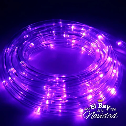 Manguera de Luces Led Violeta 10mts