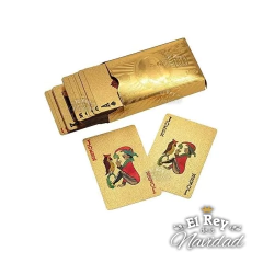 Mazo de Cartas de Poker Gold Edition - tienda online