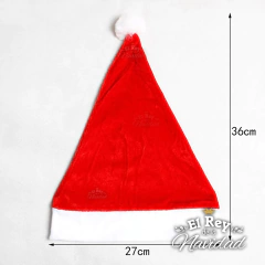 Gorro de Papa Noel de Plush - El Rey de la Navidad