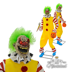 Payaso Endemoniado Animatronico 1,83mts - El Rey de la Navidad