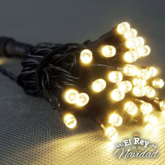 LINEA SOLAR Guirnalda Led 10mts Blanco Calido. Apta Exterior en internet