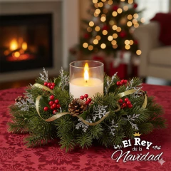 Vela Led en Fanal Transparente - comprar online