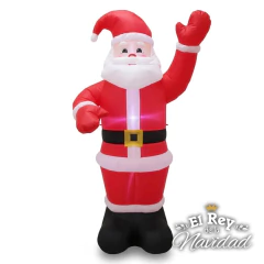 Papa Noel Inflable 2mt con Movimiento y Luz