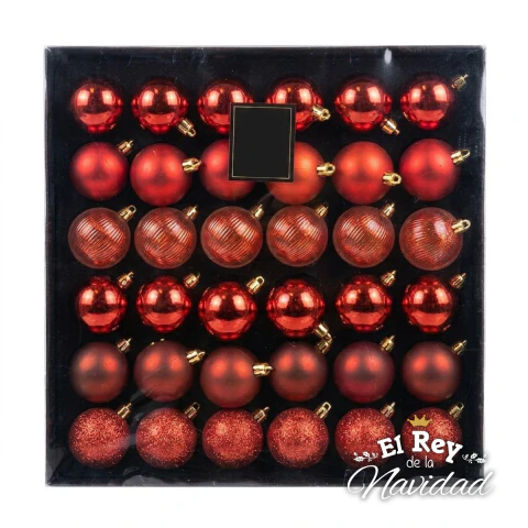 Super Set 36 Bolas Rojas 5cm