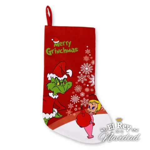 Bota Grinch Roja 45cm