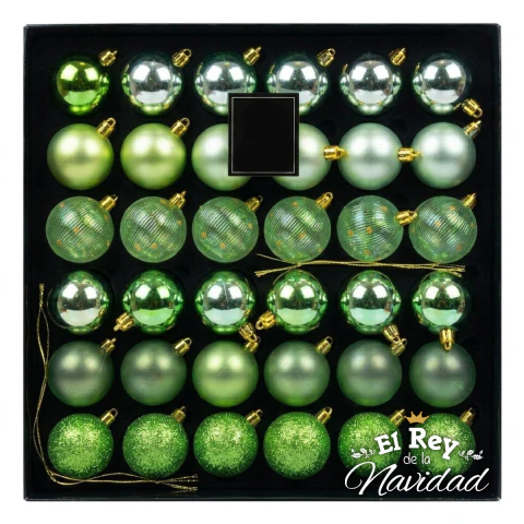 Super Set 36 Bolas Verde 5cm