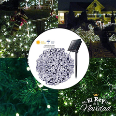 LINEA SOLAR Guirnalda Led 10mts Blanco Frio. Apta Exterior - comprar online