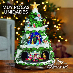 Exclusivo Arbol de Navidad con Musica Movimiento y Luz de Coleccion con Personajes Disney