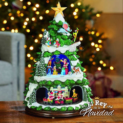Exclusivo Arbol de Navidad con Musica Movimiento y Luz de Coleccion con Personajes Disney - comprar online