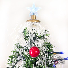 Arbol que Nieva con Luz y Musica 75cm - comprar online