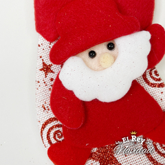Botita Soft con Papa Noel 15cm - comprar online