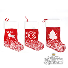 Bota de Navidad Tejida de 35cm - El Rey de la Navidad