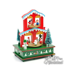 Cajita Musical Germana Casita Papa Noel