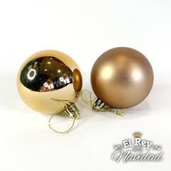 Set x 12 Globos Oro Brillante y Satinado 5cm - comprar online