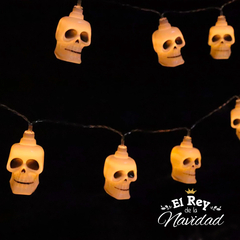 Guirnalda Led Halloween Calaveras 2mts a pila en internet
