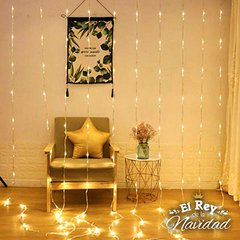 Cortina Efecto Cascada Led Blanca Calida 3 x 3mts en internet