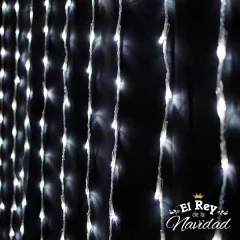 Cortina Efecto Cascada Led Blanco Frio 3 x 3mts - Exterior - comprar online