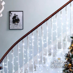 Guirnalda de 100 Luces Led PROLONGABLES 9mts Blanco Frío en internet