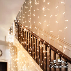 Cortina de Luces Led Blanco Cálido 2 x 1,20mt en internet