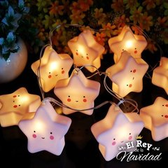 Guirnalda Estrellitas Felices Led Calidas - comprar online