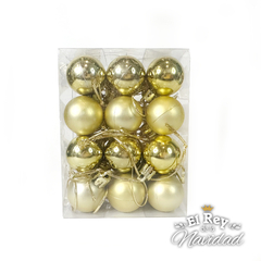 Set x 24 Globos 3cm Oro
