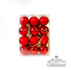Set x 24 Globos 3cm Rojo
