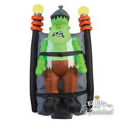 Inflable Frankestein 2,10mt con luz y vibra!