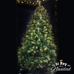 Arbol de Navidad Golden King 1,20mts LINEA PLATINUM - El Rey de la Navidad